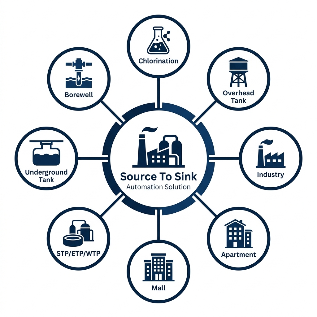 Source To Sink Automation Solution Diagram